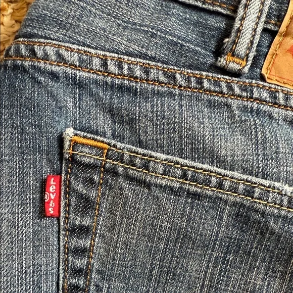 Levi's Men's Denim Straight Jeans - Picture 3 of 6